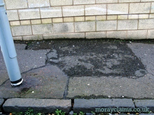 General Photo of Tripping Accident Locus to show Pavement Defect in Context General Photo of Tripping Accident Locus to show Pavement Defect in Context